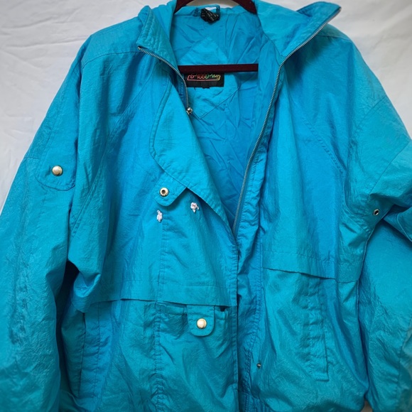 Vintage Blue Windbreaker Jacket - Picture 2 of 5